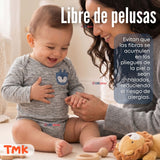 Pack 5 Bodys Manga Larga 100% Algodón Tedmimak Sweet Nature Bebé Niño