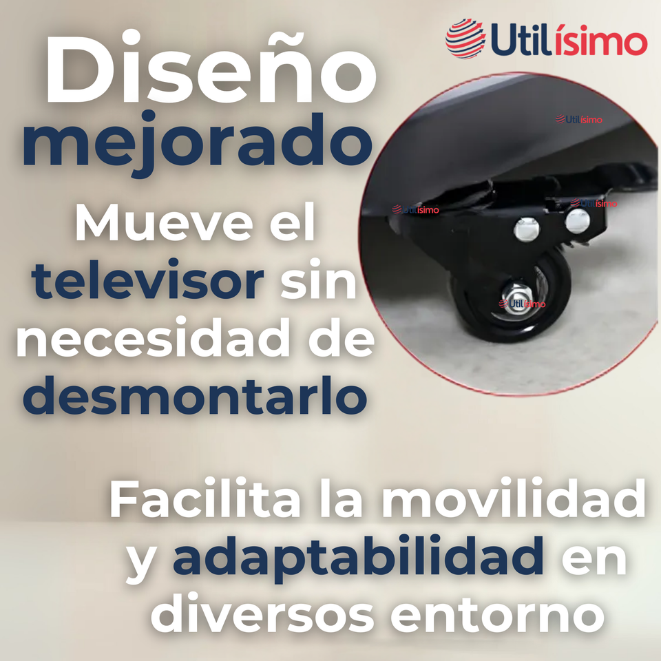 Soporte TV Grande Móvil Con Ruedas 32 a 75 Pulgadas 32 35 40 43 50 55 60 65 75
