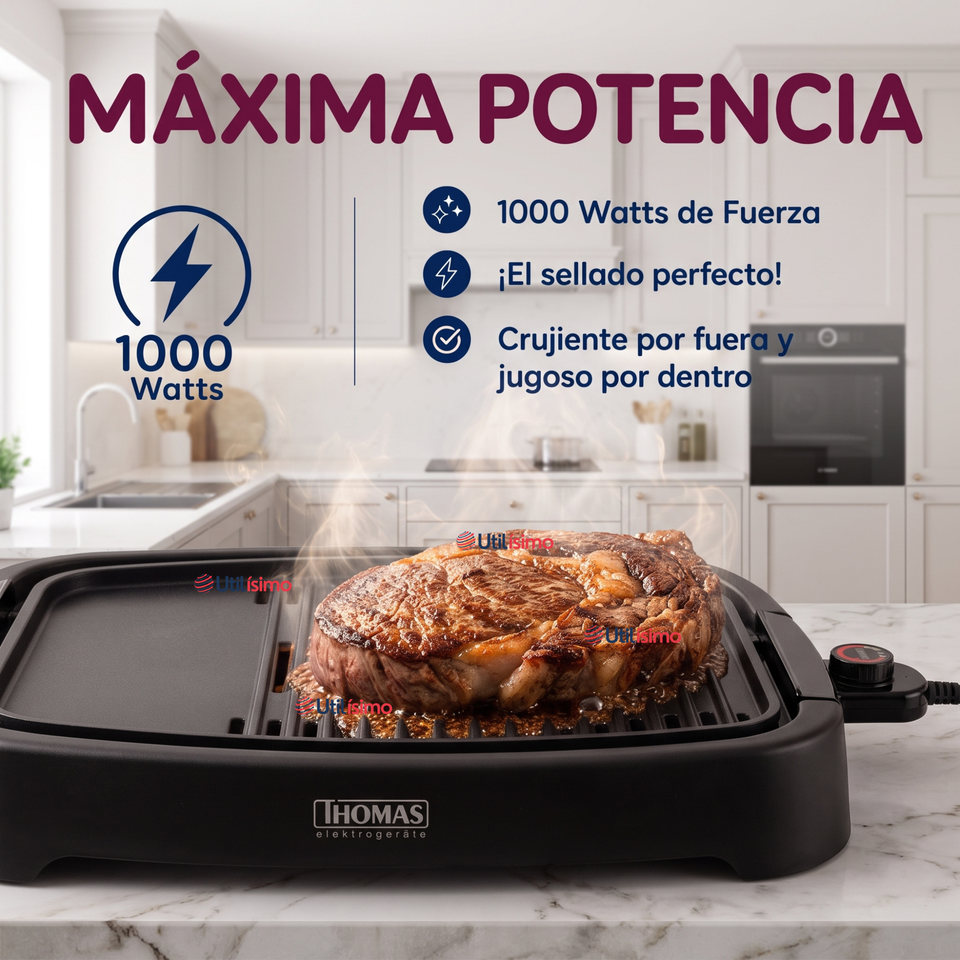Parrilla Eléctrica Thomas Th-180 1000w