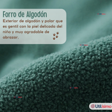 Polerón Polar Con Capucha Invierno Bebé Niño Dinosaur