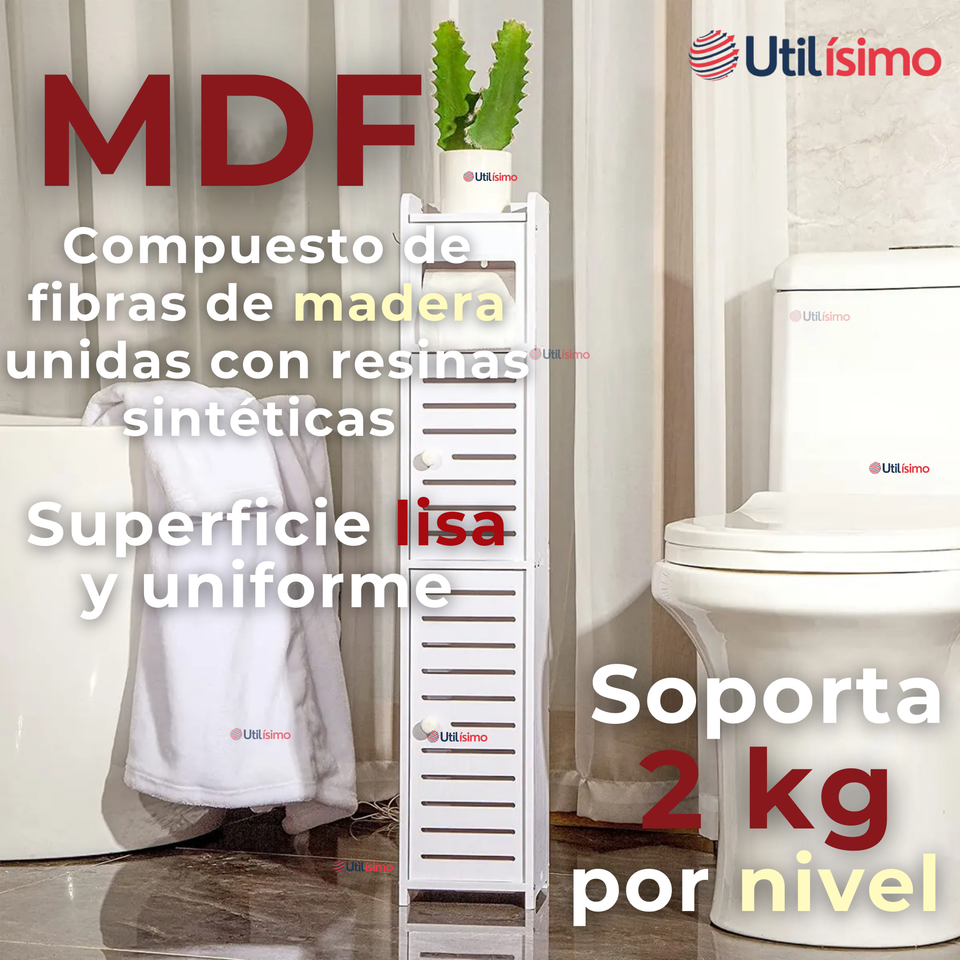 Mueble Estante Esquinero Organizador De Baño Blanco