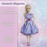 Set de Juego Muñeca Princesa Con Espejo Y Peine