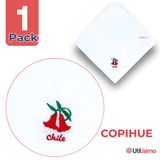 Pañuelo Baile Cueca 36 CM Bordado COPIHUE Fiestas Patrias
