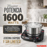 Cocinilla Eléctrica Telefunken Tf Ae5500 Color Negro