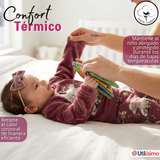 Conjunto 2 Piezas Buzo Pantalón Y Polerón Con Capucha De Algodón Morado Bebé Niña
