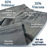 Pack 3 Pantalón Escolar Colegio Clásico Niño Gris