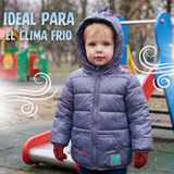 Parka Dinosaurio Con Capucha Manga Larga Niño Jump Kids
