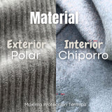 Calza Palazzo Polar Con Chiporro  Niña Juvenil Elasticada Térmica Melange
