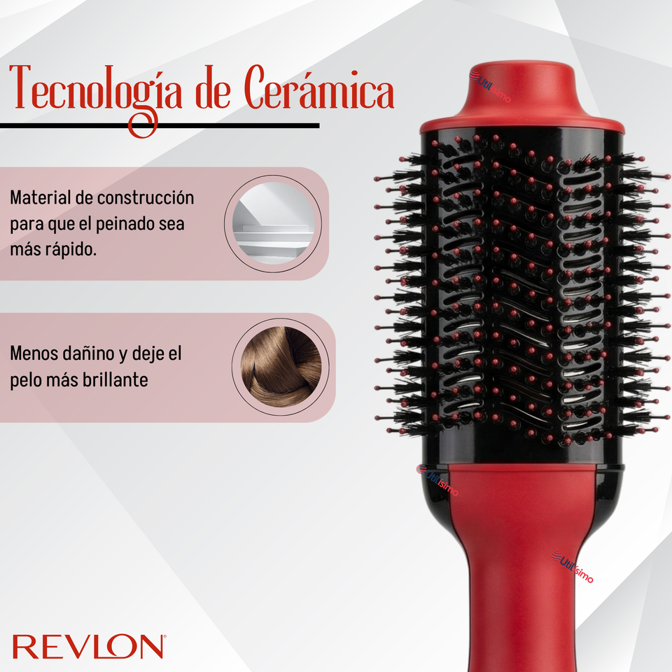 Cepillo Secador Alisador One Step Revlon 800W Edición Especial