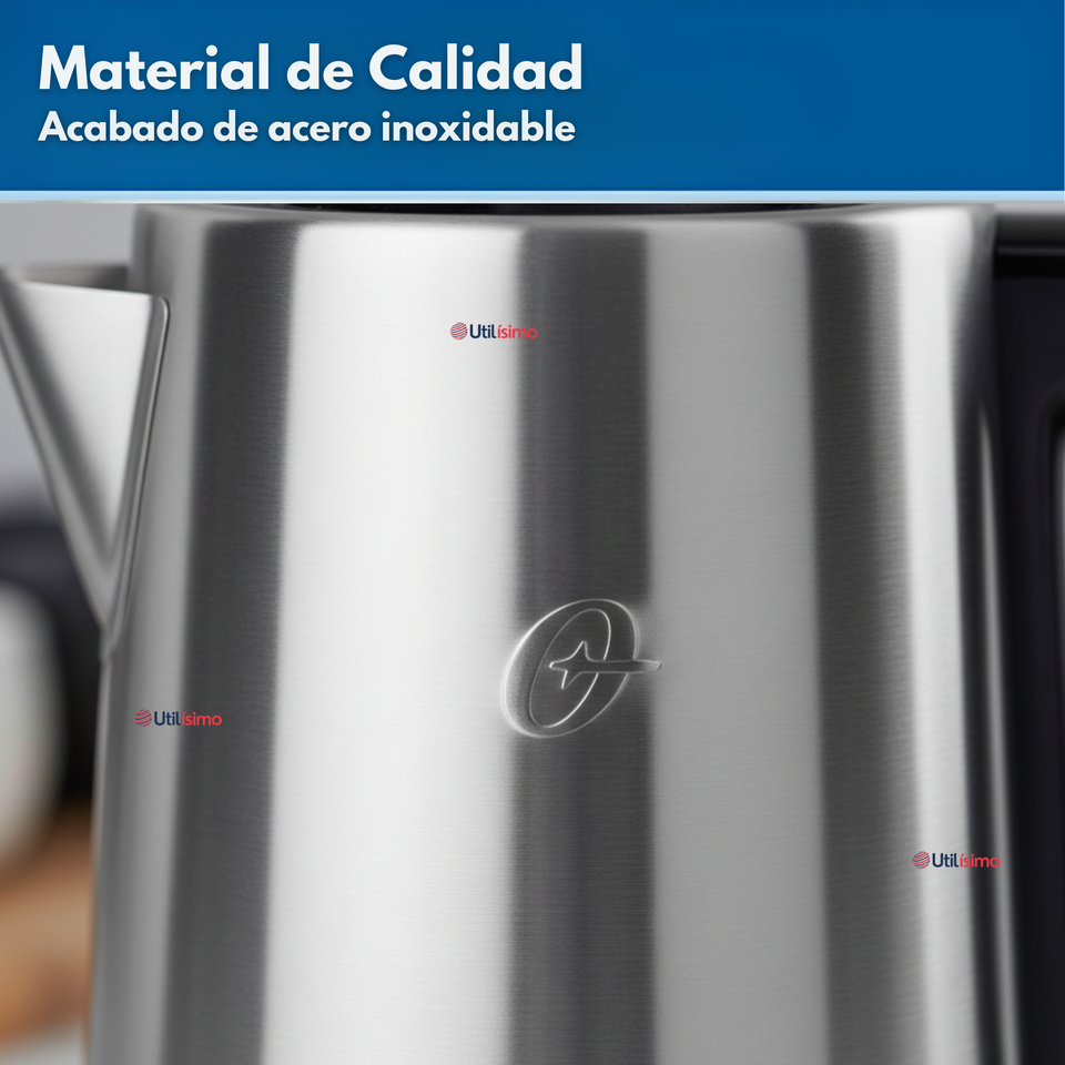Hervidor eléctrico Oster® de acero inoxidable 1.7 lt BVSTKE671