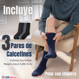 Pack 3 Pares Calcetines Térmicos Corte Alto Hombre Surtidos