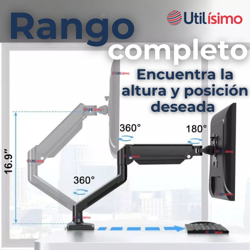 Soporte TV y Monitor Ajustable 9Kg 17 a 32 Pulgadas 17 19 22 24 27 28 29 32