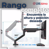 Soporte TV y Monitor Ajustable 9Kg 17 a 32 Pulgadas 17 19 22 24 27 28 29 32