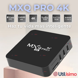 TV Box MXQPRO 4K 8GB Ram 128gb Wifi 5G Android