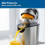 Exprimidor de cítricos Oster® de acero inoxidable FPSTJU4200