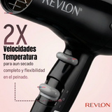 Secador De Cabello Revlon Compacto RVDR5260BLA2 1875W Negro