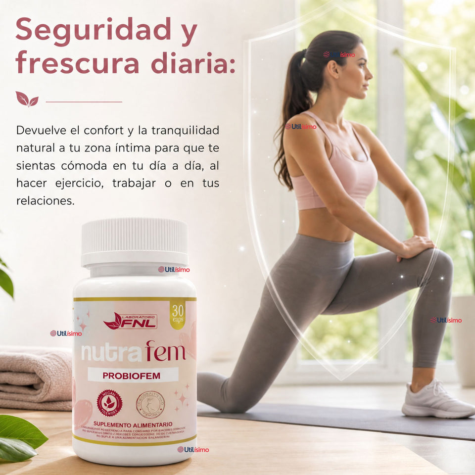 Nutrafem Probiofem 30caps FNL Equilibrio Microbiota Femenina