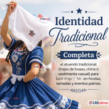 Pañuelo Baile Cueca 28cm Con Vuelo Pareja Bailando Algodón Fiestas Patrias