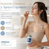 Omega 3 FNL 60 Capsulas Aceite De Pescado + Dha + Epa Sin Sabor