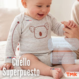 Pack 4 Bodys Manga Larga 100% Algodón Tedmimak Sweet Nature Bebé Niño