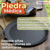 Sarten Antiadherente De Piedra Médica Redondo Plancha Bandeja Budare Parrilla