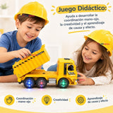 Camión Tolva Juguete Infantil Camión De Luces y Sonidos Interactivo Niño