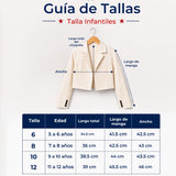 Chaqueta Huaso Niño  Beige Tradicional Fiestas Patrias Chile