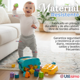 Cubo Bloques De Construcción 16 Figuras Educativo Didáctico Juguete Bebé Niño Niña