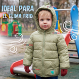 Parka Dinosaurio Con Capucha Manga Larga Niño Jump Kids