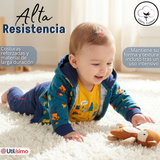 Conjunto 3 Piezas Buzo Pantalón Polerón Body De Algodón Amarillo Osos Bebé Niño