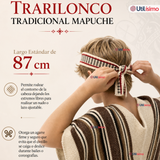 Trarilonco Cintillo Mapuche Rojo 87cm Fechas Patrias
