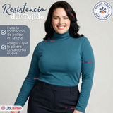 Camiseta Polera Polar Primera Capa Cuello Beatle Manga Larga Colores Surtidos Mujer