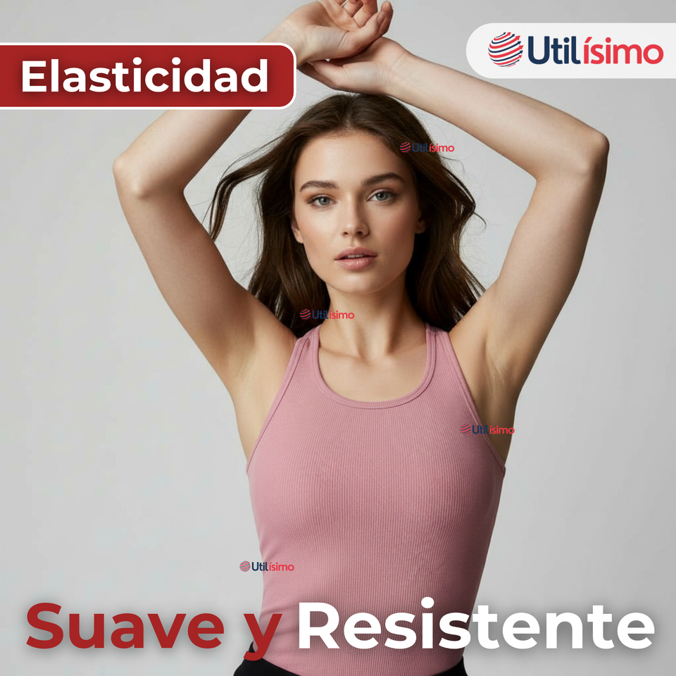 Pack 3 Camisetas Poleras 100% Algodón Básicas Lisa Con Espalda Cruzada Mujer Colores Surtidos Peto
