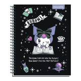 Pack 5 Cuadernos Universitarios Kuromi Marca Pro Arte Diseños Surtidos 100 Hojas