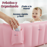 Bañera Inflable Plegable Portátil Para Bebés Con Bomba Aire Niña Rosado