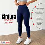 Calza Polar Con Chiporro Térmica Mujer Elásticada Navy Blue