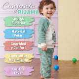 Conjunto Buzo Polerón Frizado Niños Bebes Corderito Liso 2 Piezas