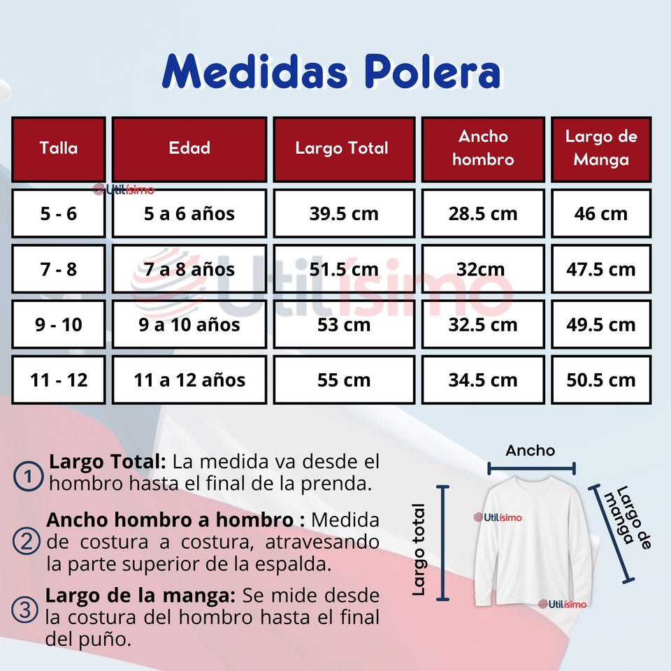 Pack 3 Trajes Nortinos Niña Rojo 4 Piezas Con Poleras Baile Típico Fiestas Patrias
