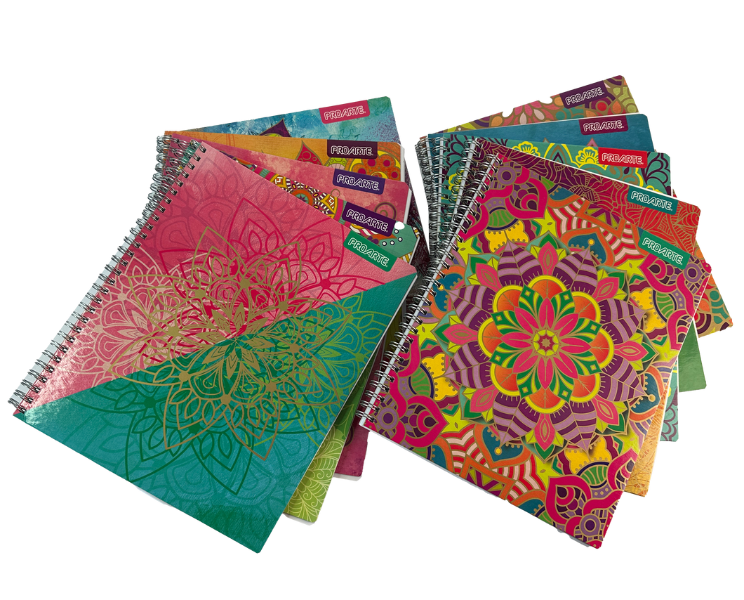 Pack 10 Cuadernos Universitario Mandalas Matematica 7MM 100 HOJAS