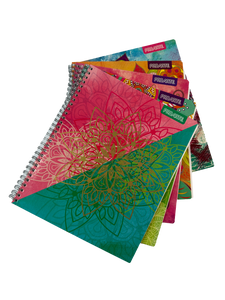 Pack 5 Cuadernos Universitario Mandalas Matematica 7MM 100 HOJAS