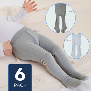 Pack 6 Pantys Primera Capa Unicolor Surtidos Ballerina Bebé