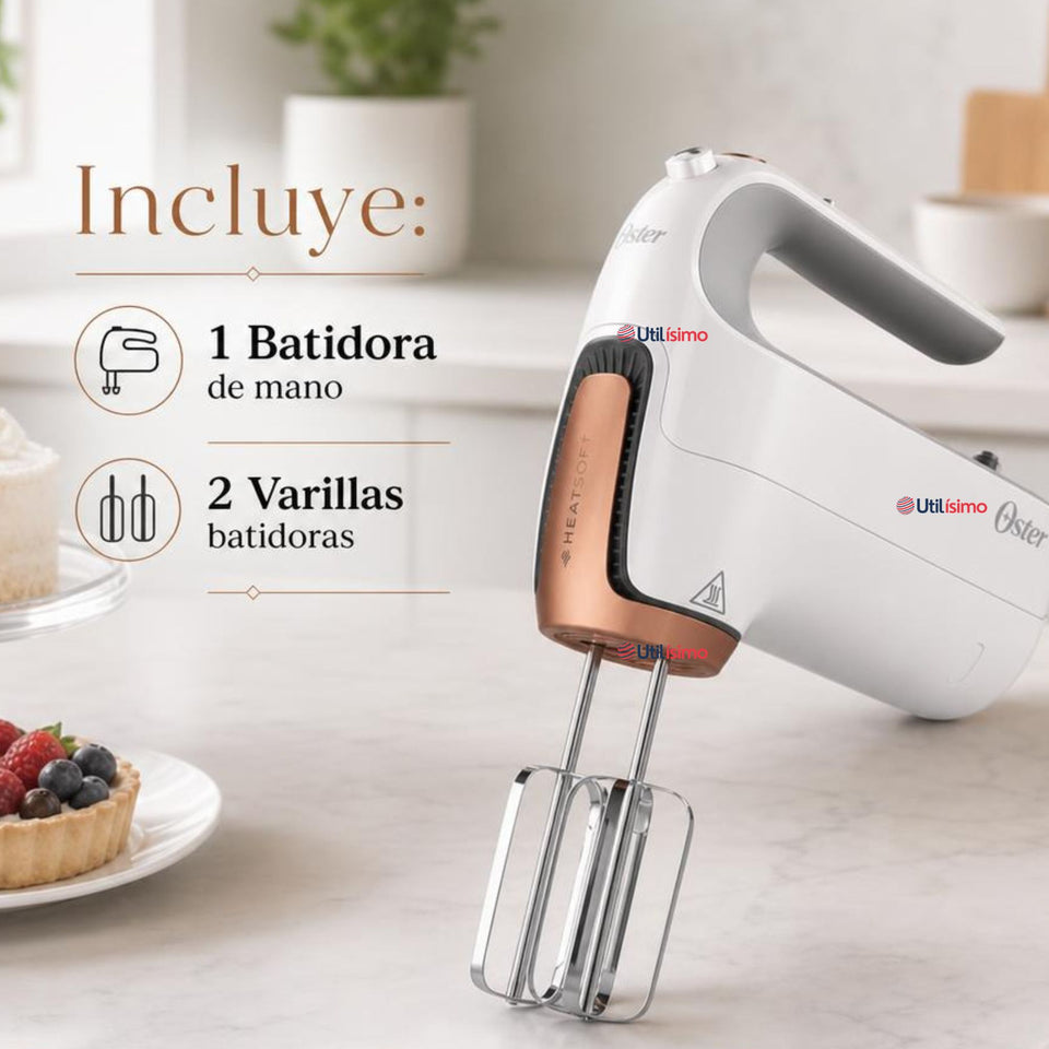 Batidora de mano Oster® tecnología HeatSoft™ FPSTHMAMR