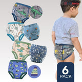 Pack 6 Calzón Calzoncillo Entrenamiento Algodón Absorbente Transpirable Cintura Elástica