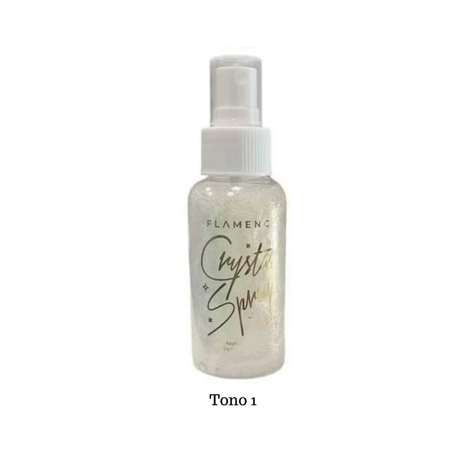 Spray Iluminador Polvo De Hadas Para Cabello Y Cuerpo Flamenco 80ml