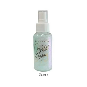 Spray Iluminador Polvo De Hadas Para Cabello Y Cuerpo Flamenco 80ml