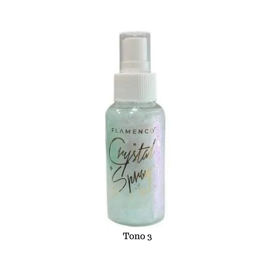 Spray Iluminador Polvo De Hadas Para Cabello Y Cuerpo Flamenco 80ml