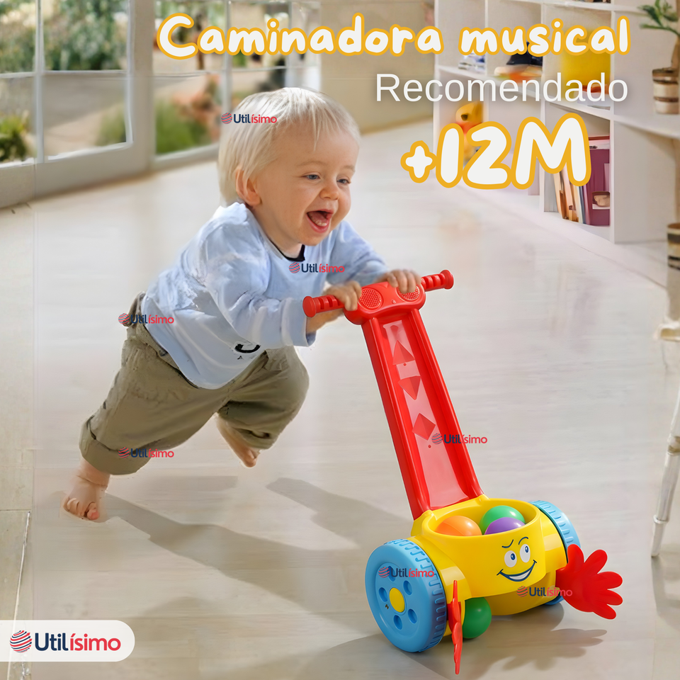 Andador Musical Bebé Niña Niño Juguete Interactivo Popper Walker Caminador