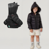 Parka Dinosaurio Con Capucha Manga Larga Niño