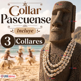 Pack 3 Collares Pascuenses De Conchitas Rapa Nui Unisex Fiestas Patrias