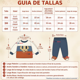 Conjunto 2 Piezas 100% Algodón Tedmimak Niño Cute Baby
